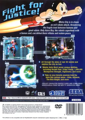 Astro Boy box cover back